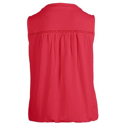 Enjoy Womenswear 183508/225 Koraal Blouson singlet crochet detail