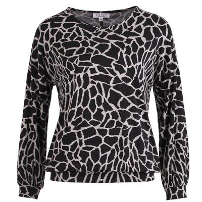 Enjoy Womenswear 475130/091 Zwart Print blouson