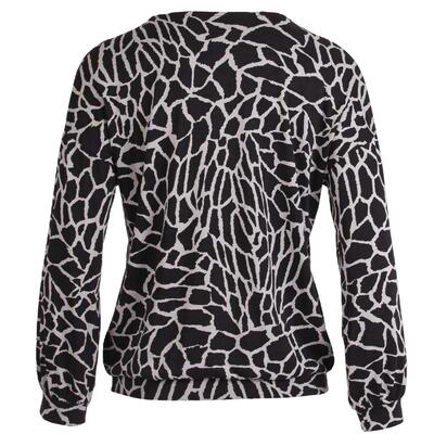 Enjoy Womenswear 475130/091 Zwart Print blouson