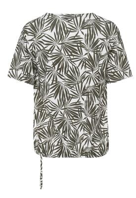 Frank Walder 104410/659090 Blouson shirt met bladprint