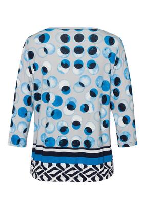 Frank Walder 108402/630054 Print blouson-shirt 3/4 mouw