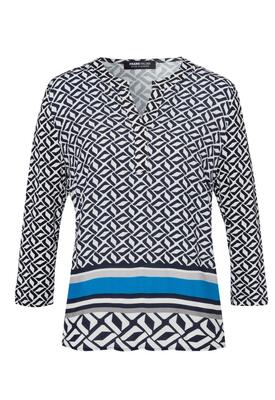 Frank Walder 108421/663054 Blouse-top printmix 3/4mouw