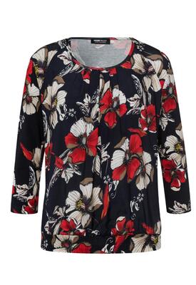 Frank Walder 722423/517059 Bloemprint blousonshirt 3/4mw