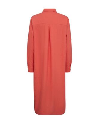 Freequent 126527/Hot Coral Lava shirt dress