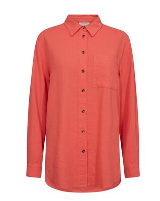 Freequent 126528/Hot Coral Lava shirt with pocket