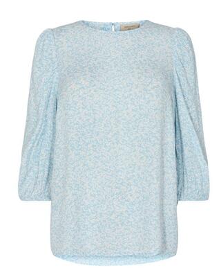 Freequent 126593/Chambray Blue Mix Elsie blouse flower