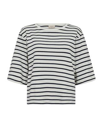 Freequent 205629/Off-White Navy Blazer Mila tee