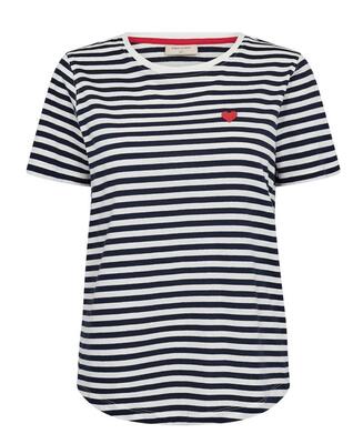 Freequent 205661/Off-White Navy Blazer Mian tee