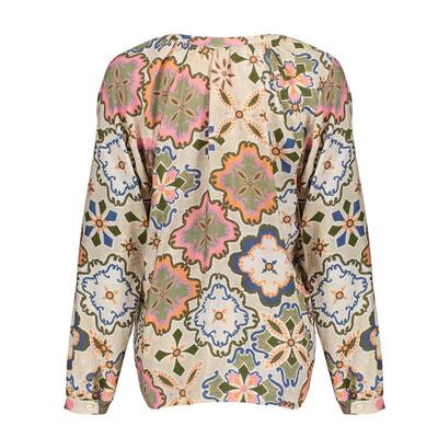 Geisha 53264-20/720 Print blouse met strikje voor
