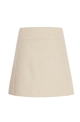 Ichi 20119760/Oatmeal Wooly skirt