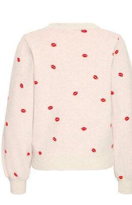 Ichi 20125018/Oatmeal Melange Brielle LS