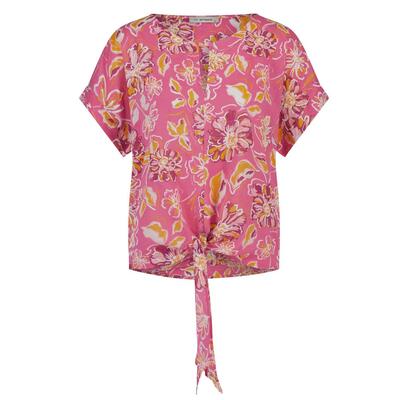 In Shape INS2301037/761 Fuchsia combi Daisy print top