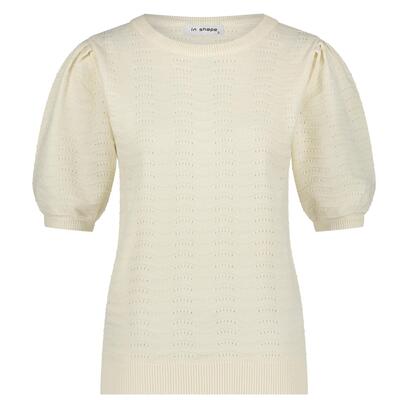 In Shape INS2501035/112 Off White Izzy Pullover korte mouw