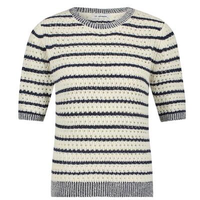 In Shape INS2501036/273 Navy Combi Inez Pullover korte mouw stree