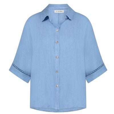 In Shape INS2501080/210 Light Blue Femme Solid Blouse