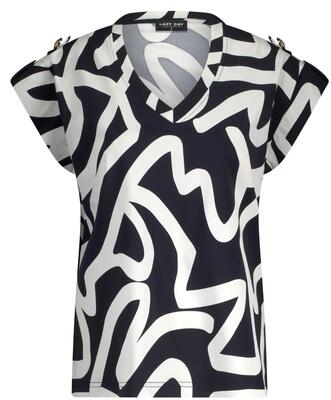 Lady Day L21.380.2433/Keith Blue Sydney print travel top