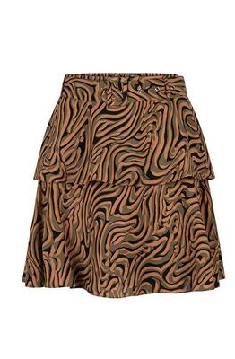 Lofty Manner MU111/Multi Zebra Print Astrid skirt