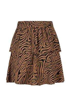 Lofty Manner MU111/Multi Zebra Print Astrid skirt