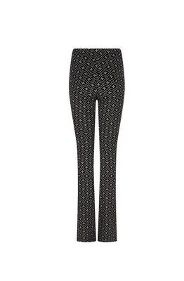 Lofty Manner OI32/615 Black/White Poppy Trousers