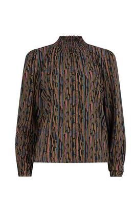 Lofty Manner OJ05.1/Abstract Landscape Sherina blouse