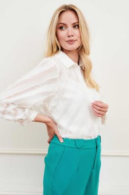 Lofty Manner PB102/White Ivanna blouse