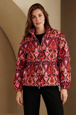 Lofty Manner PI41/Heart Ikat Print Veda jacket