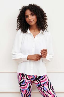 Lofty Manner QB03.1 B/White Ella blouse
