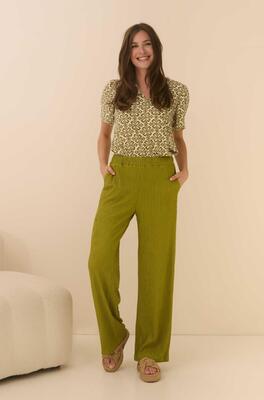 Lofty Manner QC03/Green Element Print Bella blouse