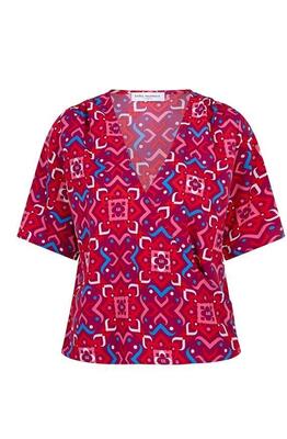 Lofty Manner QC13/Monogram Mosaic Valentina blouse