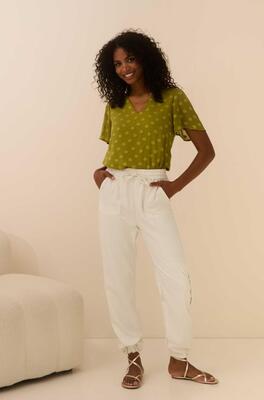 Lofty Manner QC36/White Evelina trouser