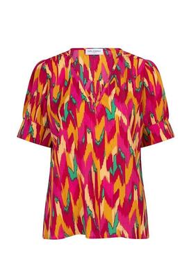 Lofty Manner QD01/Multi Color Print Imani blouse