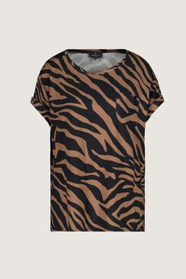 Monari 406823/542 T-shirt met zebra print