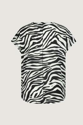 Monari 406845/998 T-shirt met zebra print