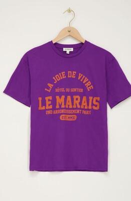My Jewellery MJ10545/0725 Paars Le Marais T-shirt