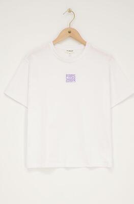 My Jewellery MJ11502/0900 Wit T-shirt "Paris Paris" embroide