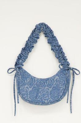 My Jewellery MJ11733/0600 Crossbody blauw denim ruffles