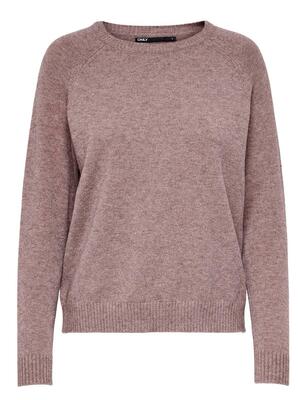 Only 15170427/Rose Brown Lesly kings LS pullover NOOS