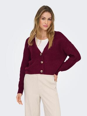 Only 15211521/Cabernet Carol nice LS cardigan NOOS
