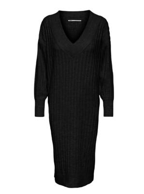 Only 15236372/Black New Tessa LS midi dress NOOS