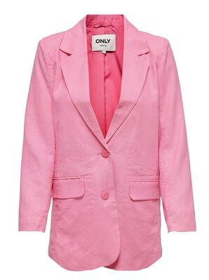 Only 15255171/Sachet Pink Caro LS linen blend blazer