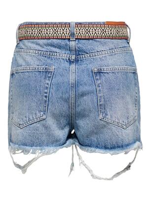 Only 15255539/Light Blue Denim Robyn ex HW vintage dnm shorts