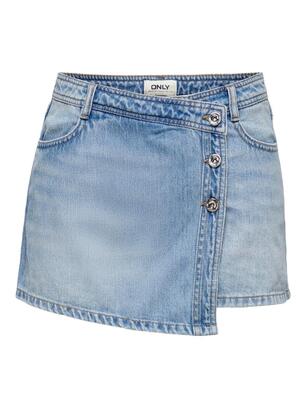 Only 15256608/Light Blue Denim Lesly reg dnm skort NOOS