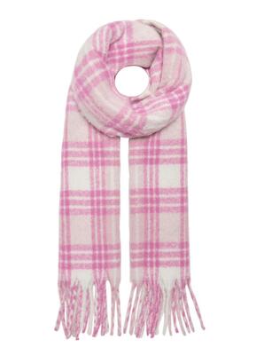 Only 15266308/Brandied Apricot Lima life check frill scarf