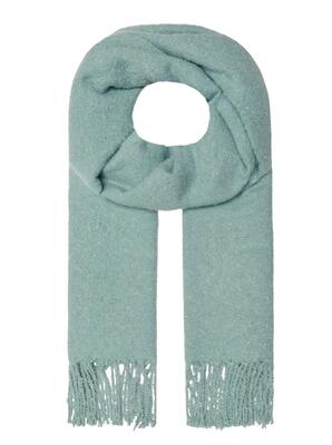 Only 15266313/Blue Surf Lima long frill scarf