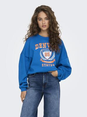 Only 15280180/Directoire Blue Gisa LS o-neck sweat