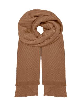 Only 15280455/Toasted Coconut Plissé life scarf