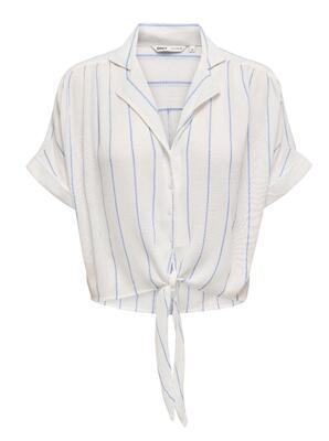Only 15281497/CD/White Blue Bonnet Paula life SS tie shirt NOOS