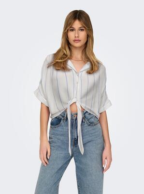 Only 15281497/CD/White Blue Bonnet Paula life SS tie shirt NOOS