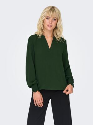 Only 15284309/Duffel Bag Mette v-neck LS smock top NOOS