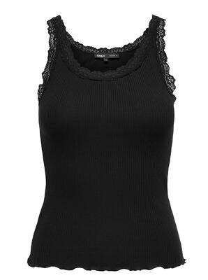 Only 15292057/Black Sharai lace tank top NOOS